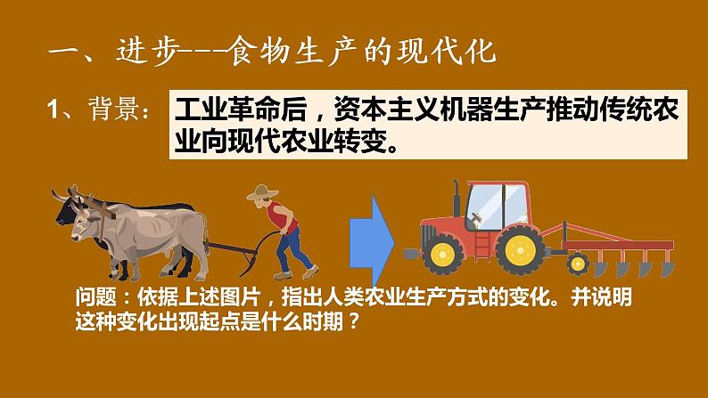 高中历史统编版(2019)选择性必修二经济与社会生活第3课 现代食物的生产、储备与食品安全(共21张ppt)第6页