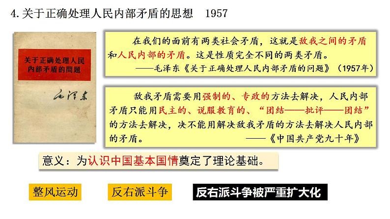 2022-2023学年高中历史统编版(2019)必修中外历史纲要上册第27课社会主义建设在探索中曲折发展 课件第8页