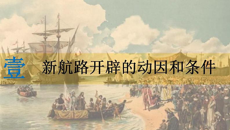 2021-2022学年高中历史统编版2019必修中外历史纲要下册第6课 全球航路的开辟 课件第4页