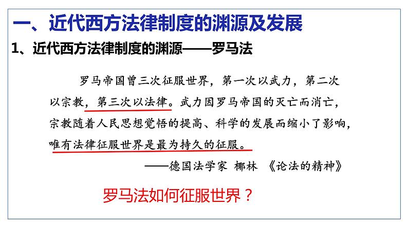 2022-2023学年高中历史统编版(2019)选择性必修一第9课 近代西方的法律与教化 课件第2页