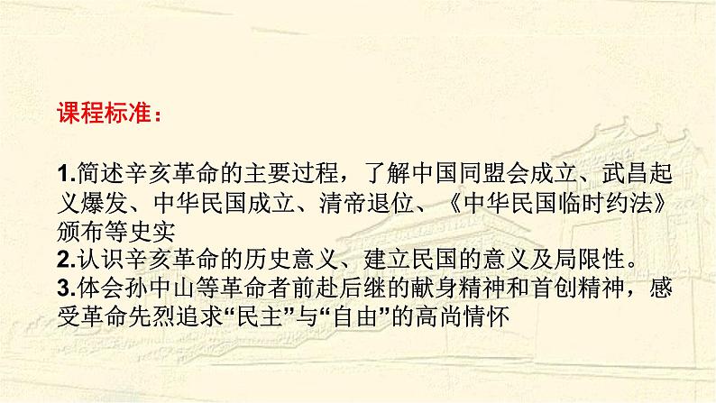 高中历史必修上 《第19课 辛亥革命》精品说课课件第2页