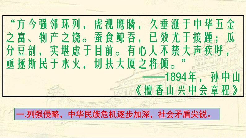 高中历史必修上 《第19课 辛亥革命》精品说课课件第7页