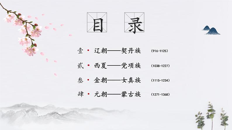高中历史必修上 第10课 辽夏金元的统治(共20张)第2页