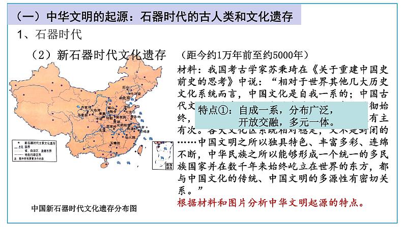 2022-2023学年统编版(2019)高中历史必修中外历史纲要上册第1课 中华文明的起源与早期国家 课件第8页