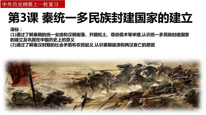第3課 秦統(tǒng)一多民族封建國(guó)家的建立 課件--2023屆高三統(tǒng)編版(2019)必修中外歷史綱要上一輪復(fù)習(xí)第1頁(yè)