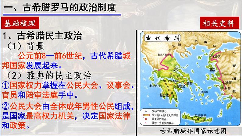 2022-2023学年高中历史统编版(2019)选择性必修一第2课 西方国家古代和近代政治制度的演变 课件第3页