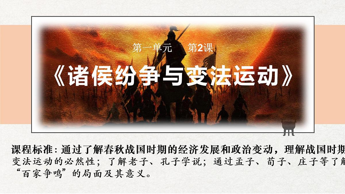 2022-2023学年高中历史统编版(2019)必修中外历史纲要上册第2课 诸侯纷争与变法运动 课件第3页