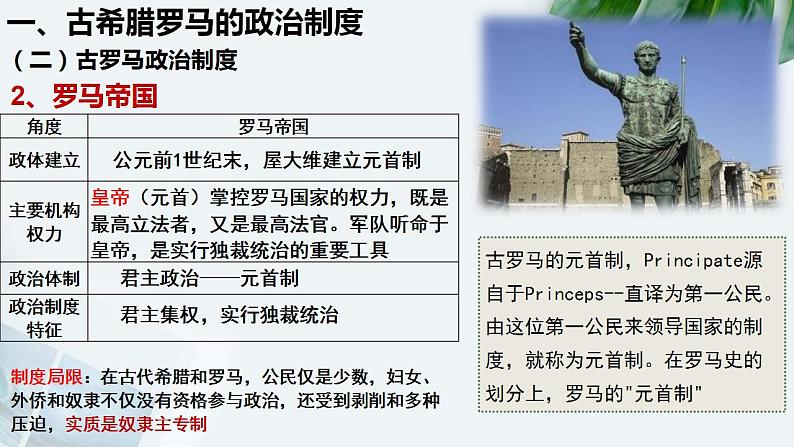 2022-2023学年统编版(2019)高中历史选择性必修1第2课 西方国家古代和近代政治制度的演变 课件第8页