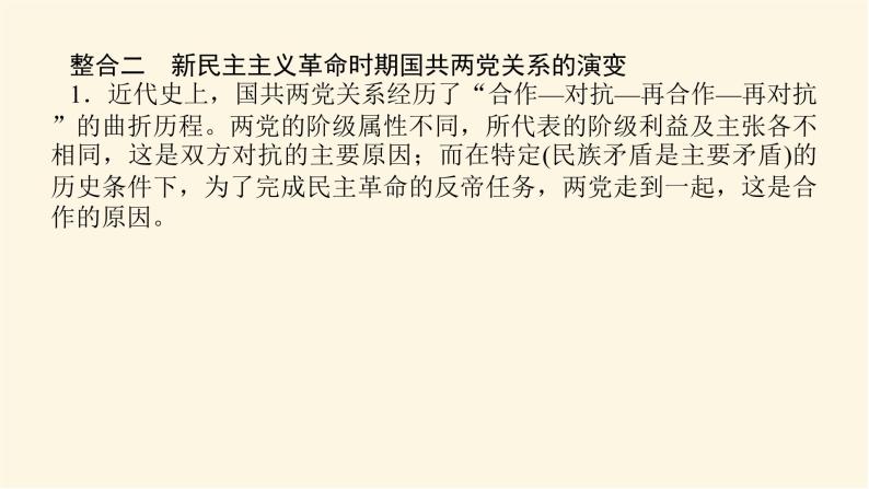 统编人教版高中历史中外历史纲要上册第八单元中华民族的抗日战争和人民解放战争导学案+课件07