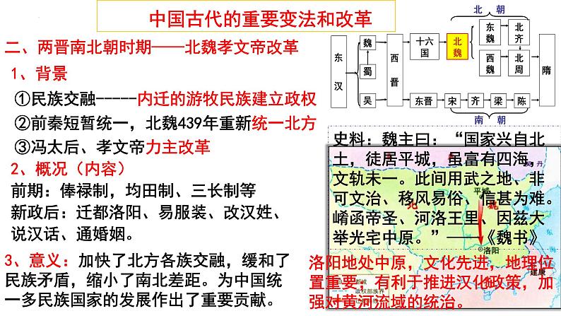 2022-2023学年高中历史统编版2019选择性必修1第4课 中国历代变法和改革 课件第8页