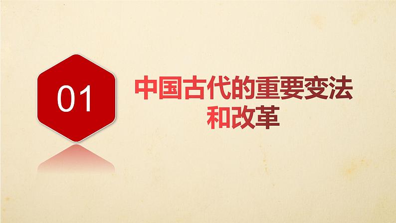 2022-2023学年高二上学期历史统编版(2019)选择性必修一第4课 中国历代变法和改革 同步教学课件第3页