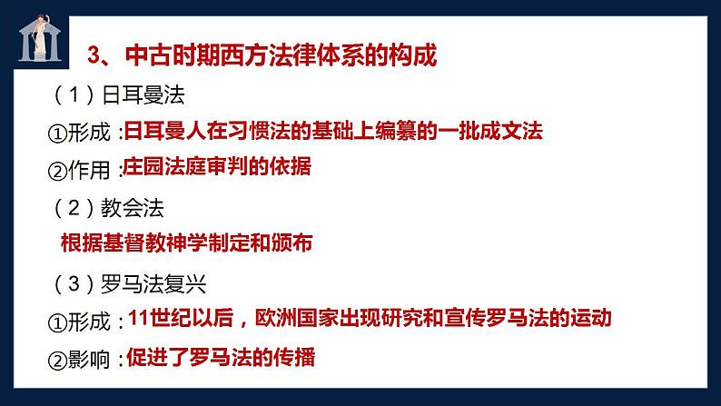 2022-2023学年高中历史统编版(2019)选择性必修1第9课 近代西方的法律与教化 课件08