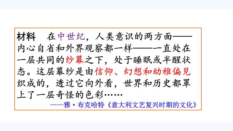 第6课 文艺复兴和宗教改革  课件 高中历史人教版必修305