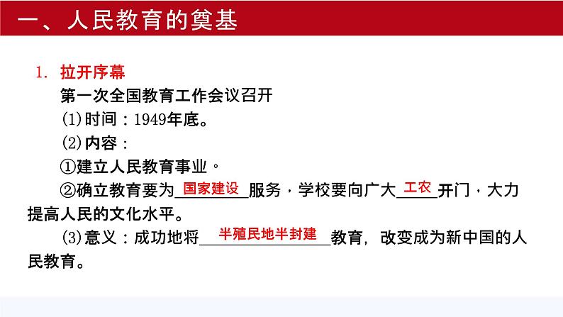 第21课 现代中国教育的发展 课件 高中历史人教版必修3第3页