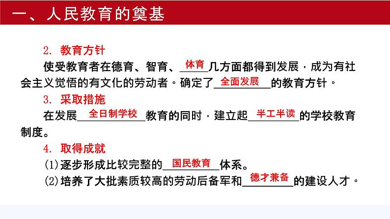 第21课 现代中国教育的发展 课件 高中历史人教版必修3第4页