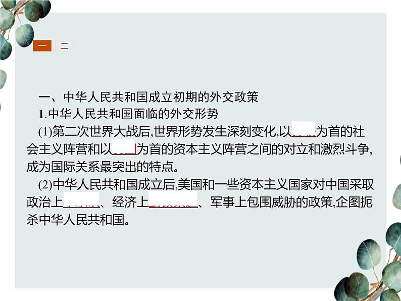高中历史 必修一 第七单元 第23课 新中国初期的外交 课件(人教版)03