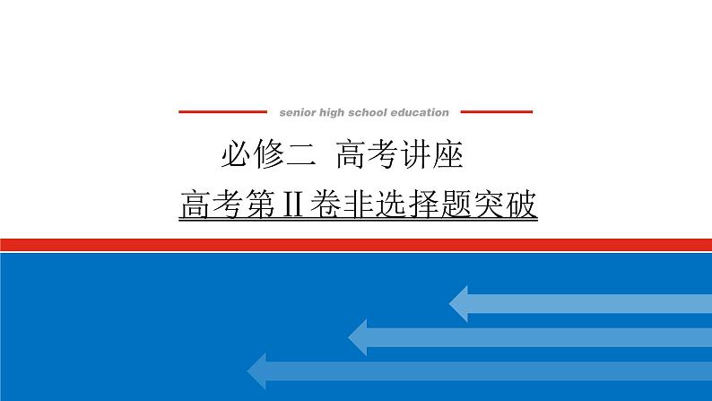 2023高中历史总复习--必修二 高考讲座高考第Ⅱ卷非选择题突破 课件01