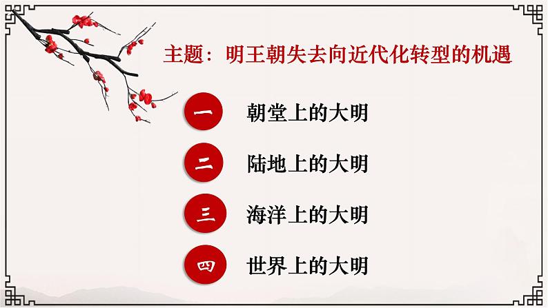 统编版必修中外历史纲要上 第13课 从明朝建立到清军入关说课课件06
