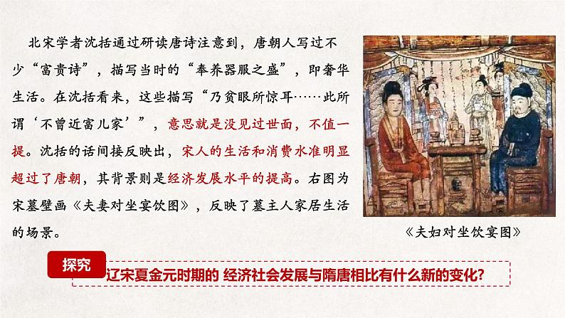 2022-2023学年高中历史统编版(2019)必修中外历史纲要上册第11课 辽宋夏金元的经济与社会 课件第2页