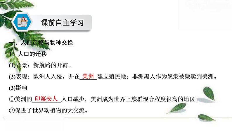 高中历史统编版必修下册课件:第三单元 第7课 全球联系的初步建立与世界格局的演变04