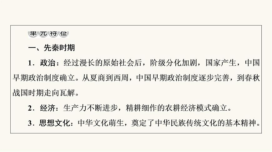 人教版高考?xì)v史一輪總復(fù)習(xí)必修上第1單元第1課從中華文明的起源到春秋戰(zhàn)國課件第4頁