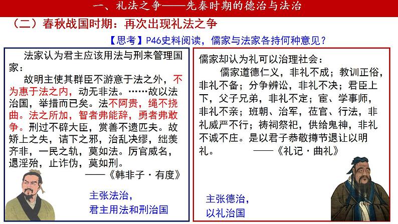 2022-2023学年高中历史统编版(2019)选择性必修一第8课 中国古代的法治与教化课件第8页