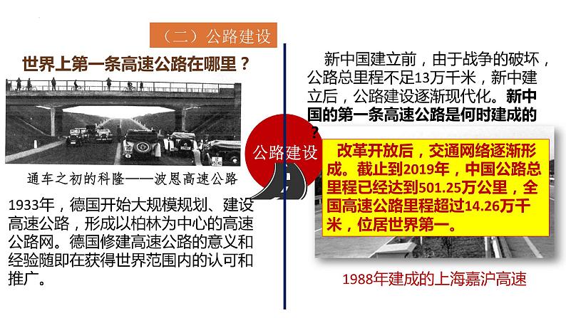 2021-2022学年高中历史统编版(2019)选择性必修二第13课 现代交通运输新变化 课件第5页