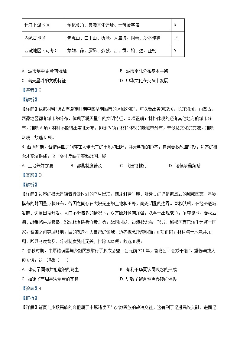 山东省烟台市招远市第二中学2022-2023学年高一10月月考历史试题(解析版)第3页