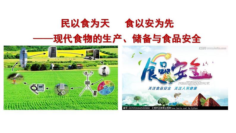 第3课 现代食物的生产、储备与食品安全课件课件2021-2022学年高中历史统编版(2019)选择性必修二第1页