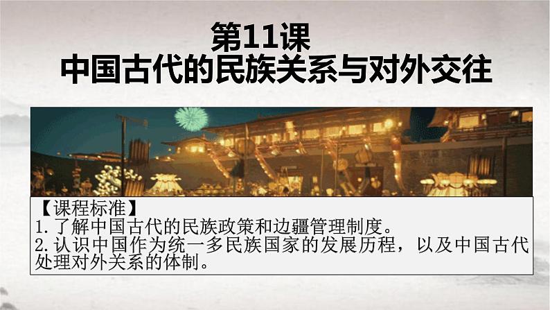 第11课中国古代的民族关系与对外交往课件高中历史统编版选择性必修一 (9)第1页