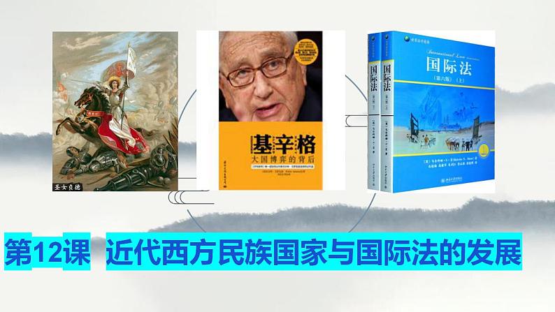 2022-2023学年高中历史统编版(2019)选择性必修一第12课 近代西方民族国家与国际法的发展 课件第1页