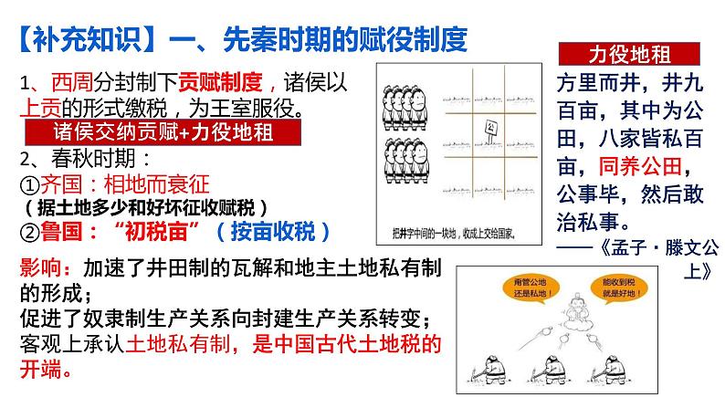 2022-2023学年高中历史统编版(2019)选择性必修一第16课 中国赋税制度的演变课件03