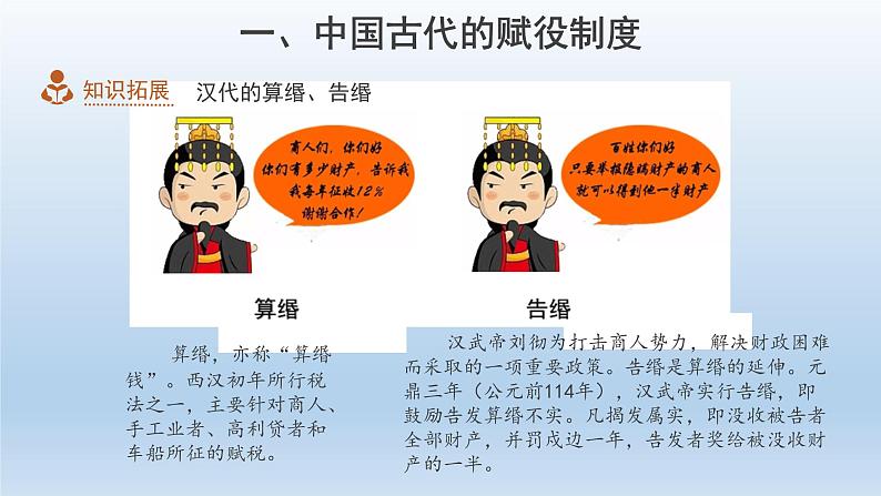 2022-2023学年高中历史统编版(2019)选择性必修一第16课 中国赋税制度的演变 课件07