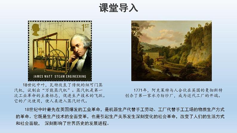 第5课 工业革命与工厂制度 课件--2021-2022学年高中历史统编版(2019)选择性必修二经济与社会生活第2页