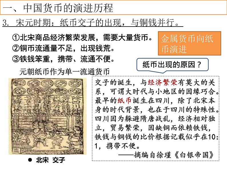 第15课 货币的使用与世界货币体系的形成 课件--2022-2023学年高中历史统编版(2019)选择性必修一国家制度与社会治理06