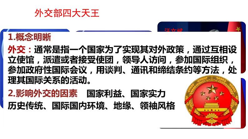 2022-2023学年高中历史统编版2019选择性必修1 第14课 当代中国的外交 课件第1页