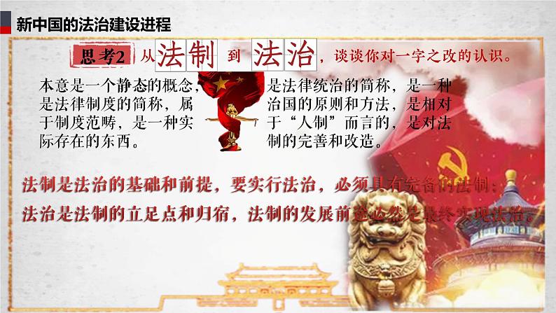 第10课 当代中国的法治与精神文明建设 课件第7页