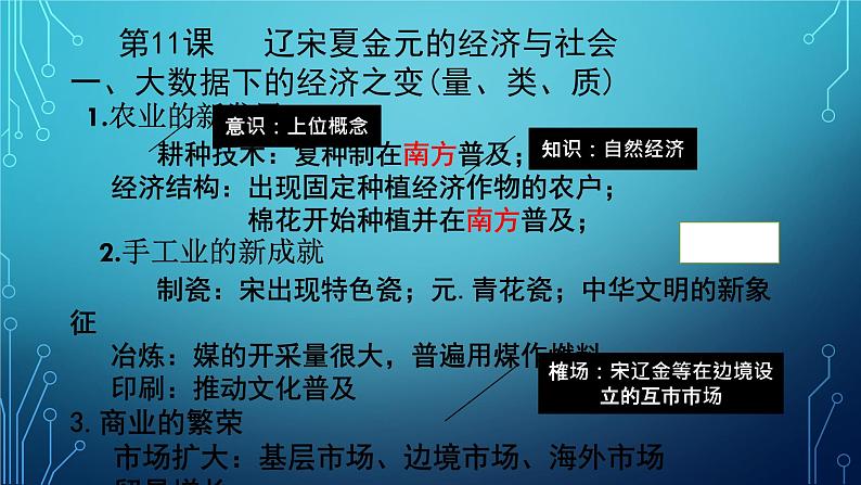 第11课 辽宋夏金元的经济与社会 课件第3页