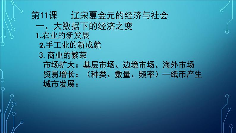 第11课 辽宋夏金元的经济与社会 课件第5页