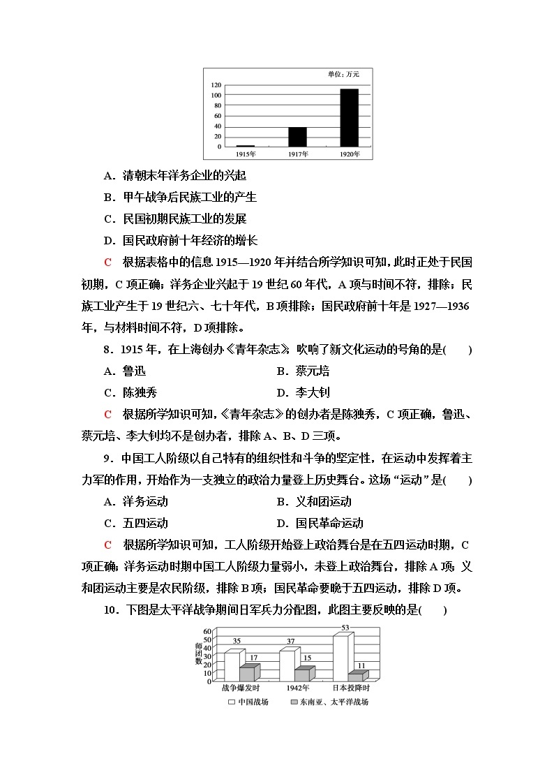 普通高中历史学业水平合格性考试标准示范卷4含答案03