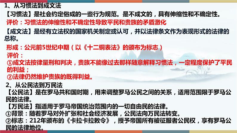 第9课 近代西方的法律与教化-【高考过一遍】2023年高考历史精细化复习课件(选必1国家制度与社会治理)05