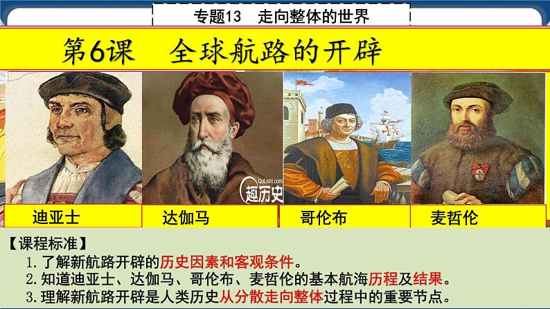 专题13 走向整体的世界 课件第1页
