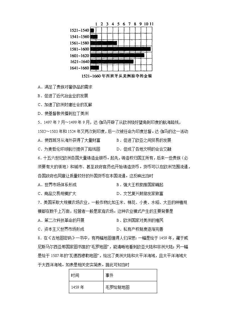 专题13 走向整体的世界 练习第2页