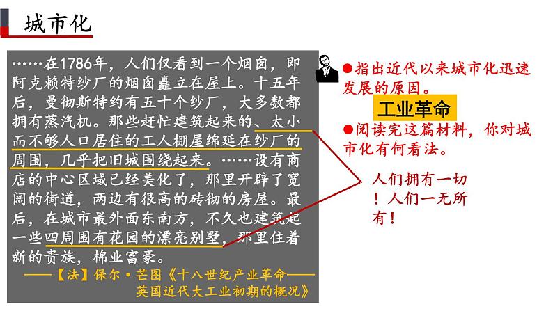 第11课 近代以来的城市化进程 课件第2页