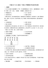 精品解析：江西省丰城市第九中学2021-2022学年高一上学期期末历史试题