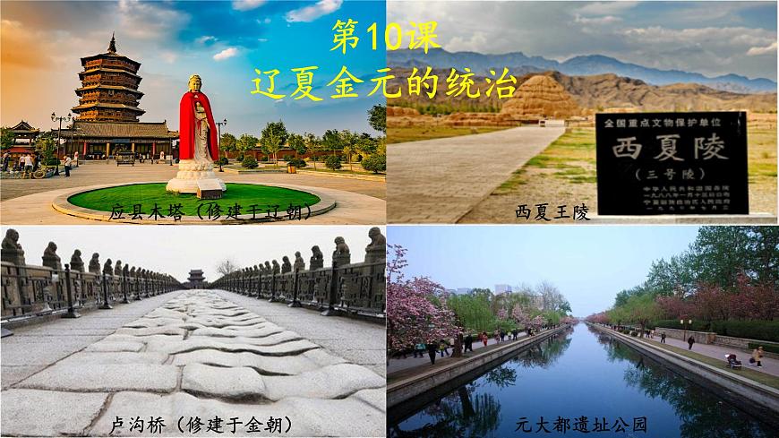 部編版高中歷史必修《中外歷史綱要》上冊第10課遼夏金元的統(tǒng)治課件第1頁