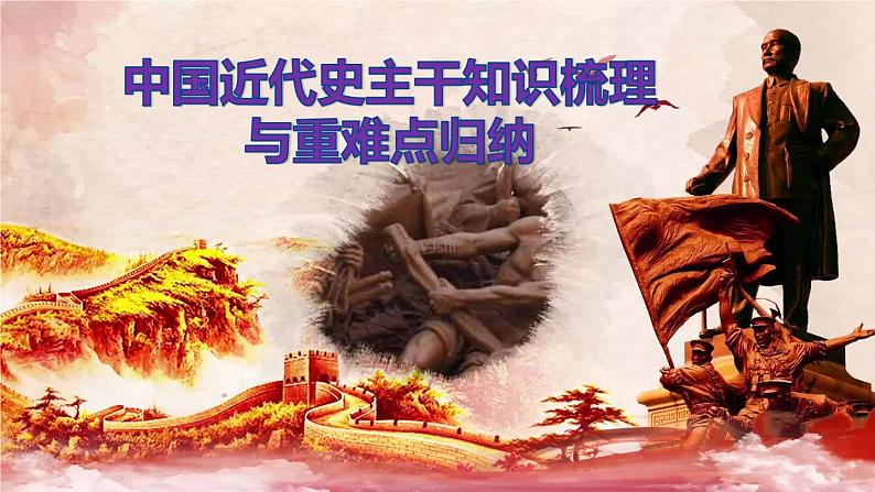 中国近代史主干知识梳理与重难点归纳课件--2023届高三统编版(2019)历史一轮复习第1页