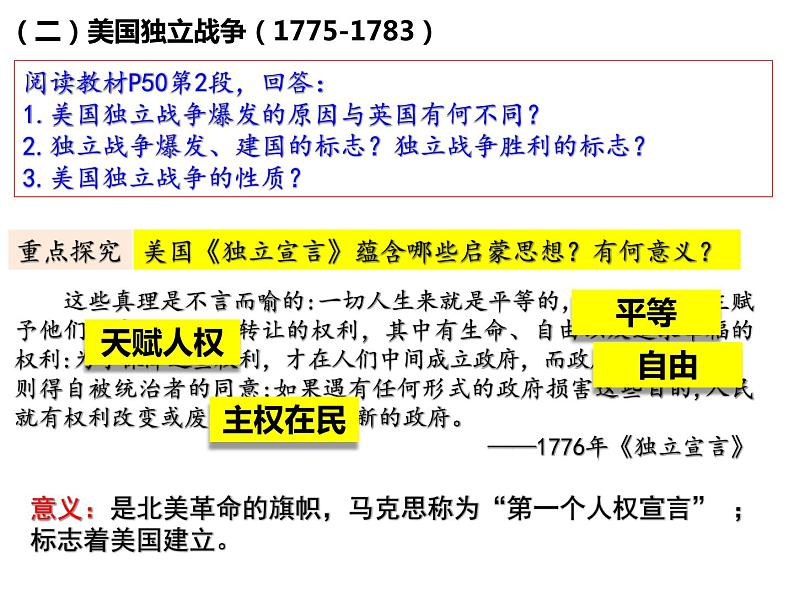 第9课 资产阶级革命与资本主义制度的确立课件--2021-2022学年高中历史统编版2019必修中外历史纲要下册第5页