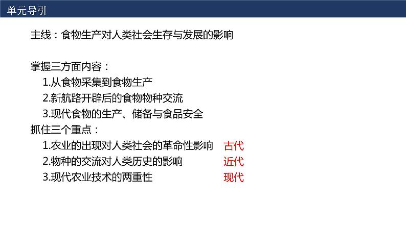 第1课 从食物采集到食物生产课件---2021-2022学年高中历史统编版(2019)选择性必修二第2页