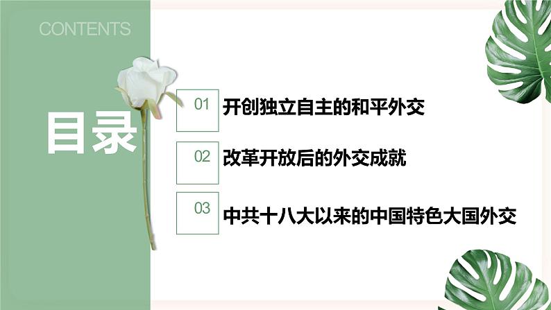 高中历史统编版选择性必修一第14课 当代中国的外交 课件第2页